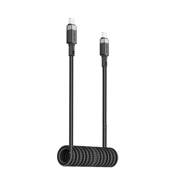 Acefast C14-03 USB-C - USB-C Jousikaapeli 480Mb/s 3A 1.2m - Musta