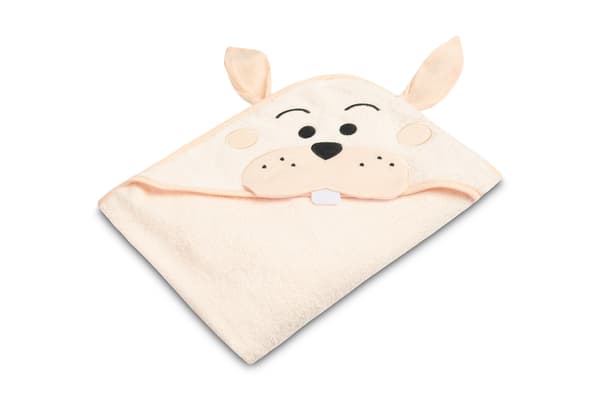 Waterfriends badhandduk 100x100 kaninrosa