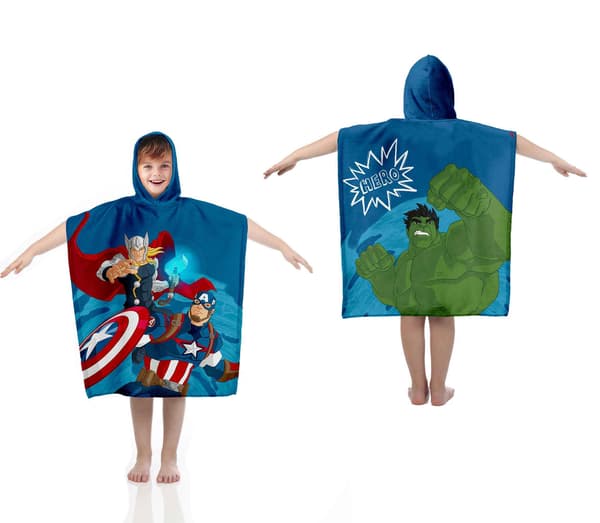 AVENGERS PONCHO Badhandduk med huva