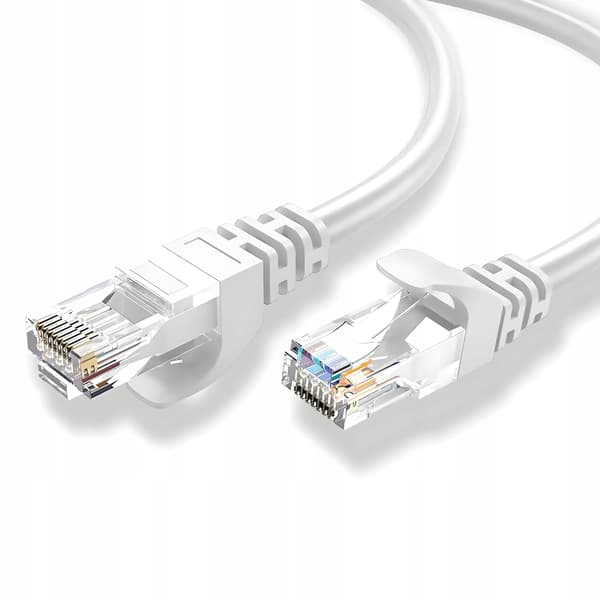 Kabel ETHERNETKABEL Patchkabel U/UTP 5e RJ45 / RJ45 30 m vit internet