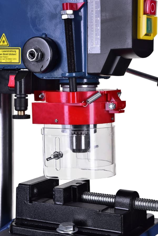 Scheppach DP16VLS Bänkborrmaskin, 500 W, Blå, med laser