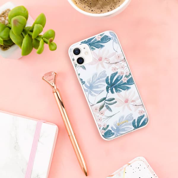 Crong Blomstercover - iPhone 12 Mini Cover (mønster 01)