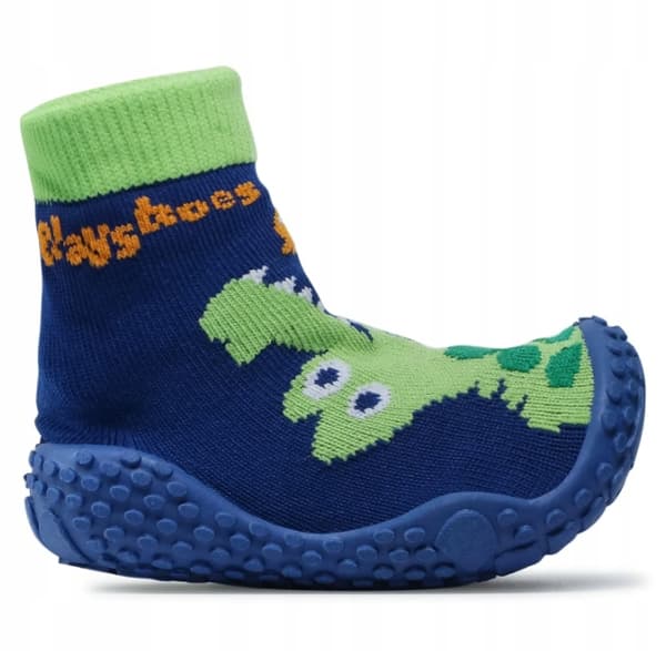 PLAYSHOES BØRNESKO BLÅ MØNSTER 18/19 Ż_A