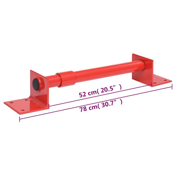 vidaXL Väggfäste för bomarm 78 cm
