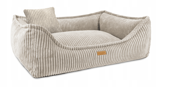 DENZOO MILANO BEIGE "M" ORTOPÆDISK SENG 80X60 KRAVEGRUND SOFASOFA