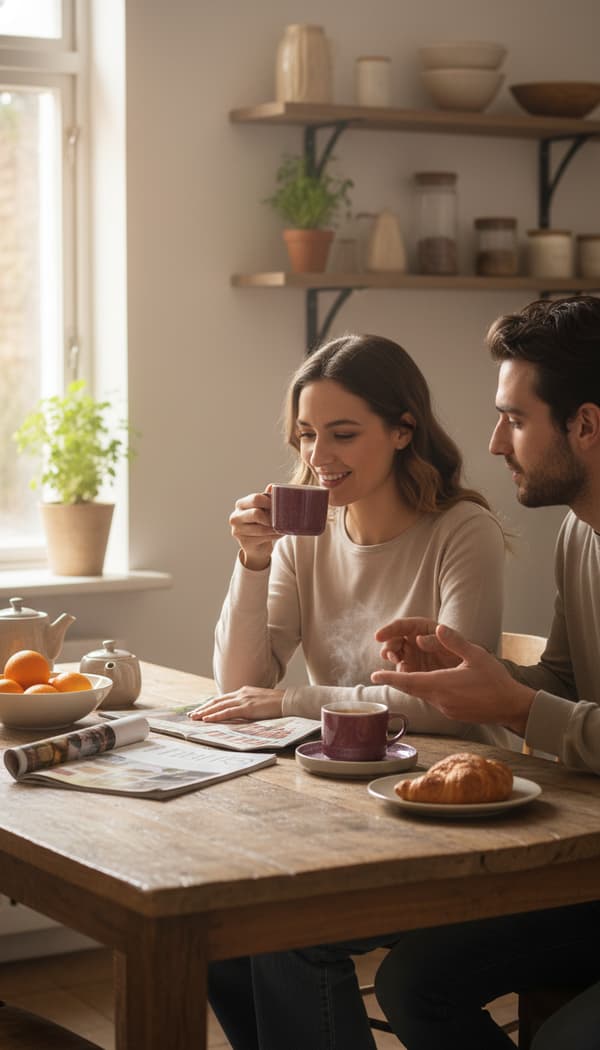 KAFFEKOPPESÆT MED UNDERKOPPER TIL KAFFE OG TE 200 ml PLUM Ø 8,5 cm