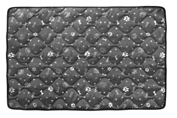 Hundmadrass 50x70 cm vattentät ben silver