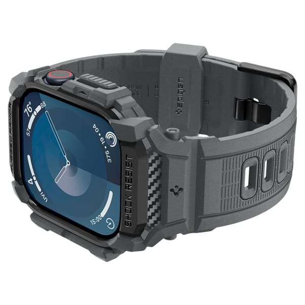 SPIGEN RUGGED ARMOR PRO APPLE WATCH 10 (46 MM) MØRKEGÅ