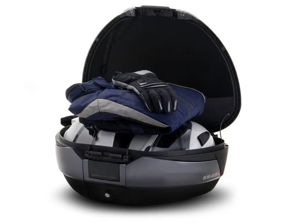 Shad SH48 Mørkegrå Motorcykel Top Case (inkluderer: cover + ryglæn)