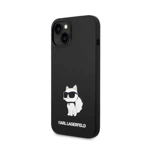 Karl Lagerfeld Silicone NFT Choupette - iPhone 14 Plus -suojakuori (musta)