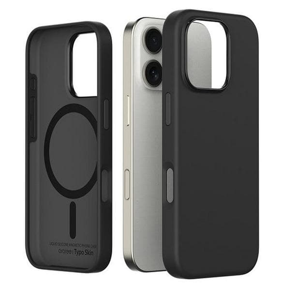 Etui ARAREE Typo Skin M iPhone 16 Pro Sort