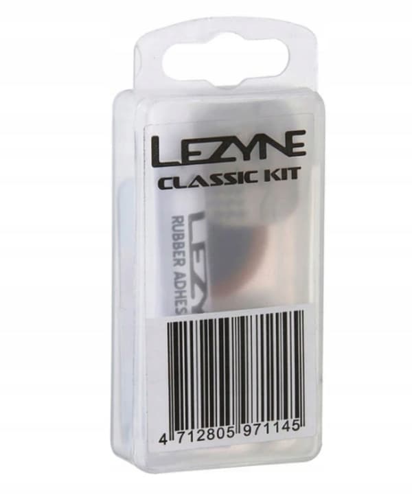 Lezyne Classic Kit Box 8 x dæklapninger, rivejern, 1 x dæklapningsboks