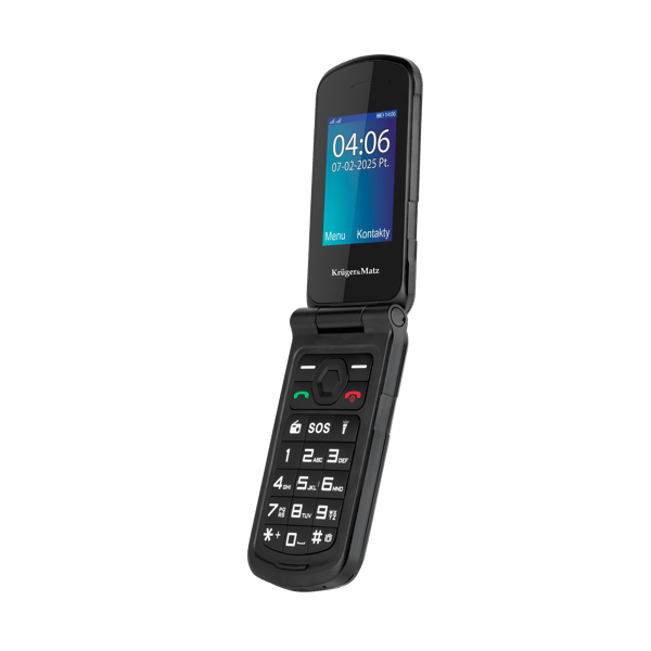 Kruger&Matz iron 5 Flip 4G Bluetooth Dual SIM-telefon