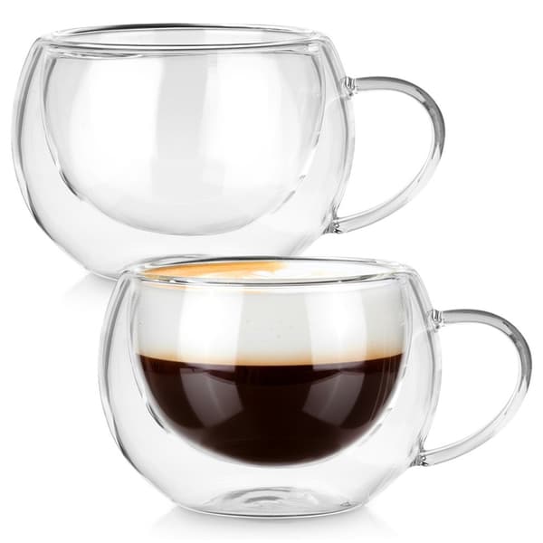 TERMOGLAS 2 stk. 280 ml DOBBELTVÆGGET TIL KAFFE OG TE 139818