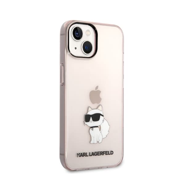 Karl Lagerfeld IML NFT Choupette - iPhone 14 Plus cover (lyserød)