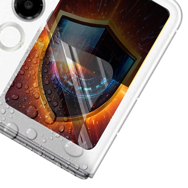 Nubia Flip 2 (edessä) - 3mk Silky Matt Privacy