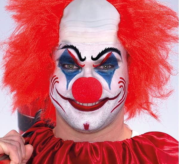 Clown Skräck Sminkset