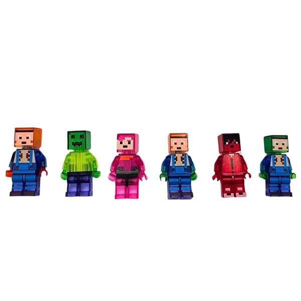 Mit Verden Minecraft Zombie Karakter Figursæt 12 stk