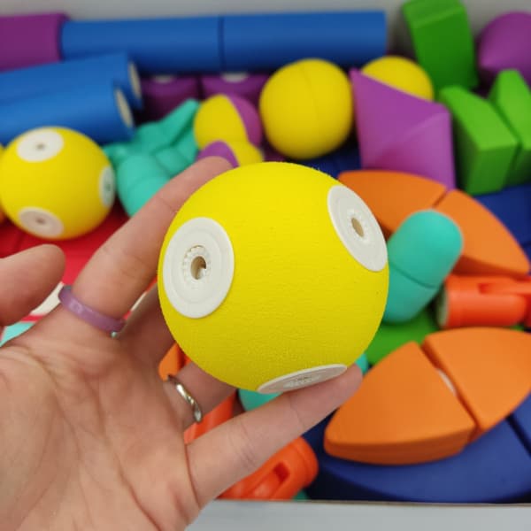 Magnetiske skumblokke - MagFlexi - 100 stk.