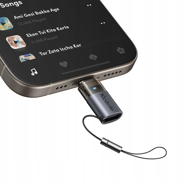 MCDODO USB-C-ADAPTER USB TYP C FÖR LIGHTNING IPHONE 13 14 LED