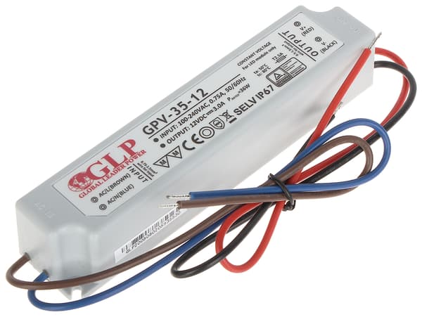 HAKKURIVIRTALÄHDE 12V/3A/GPV