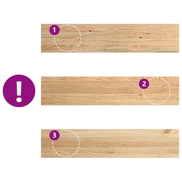 vidaXL trappetrin, 2 stk. ubehandlede, 120x25x2 cm massivt egetræ