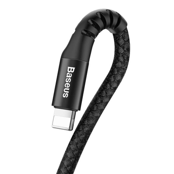 Baseus Spring Lightning-kabel 1m 2A (sort)
