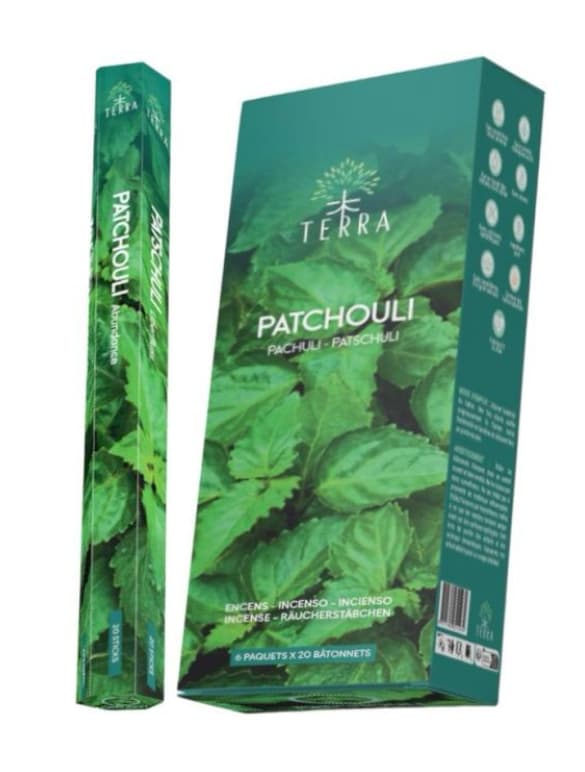 Terra Patchouli røgelse pinde 20 stk. patchouli