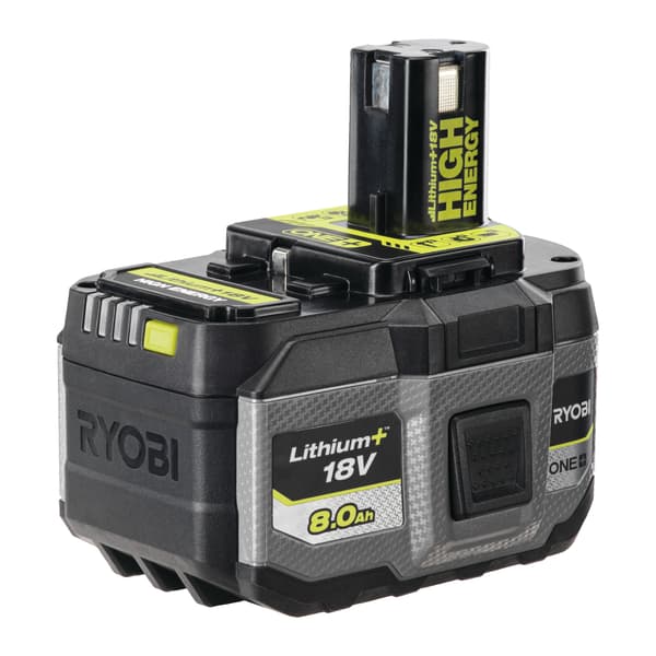 RYOBI ONE+ 8,0 Ah HÖGENERGI litiumjonbatteri