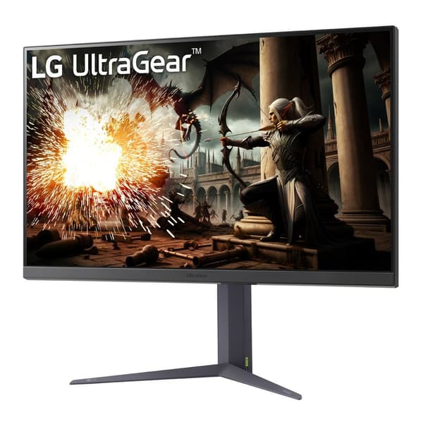 LG 31,5" Quad HD 180Hz G-SYNC/FreeSync Gaming-skærm Sort