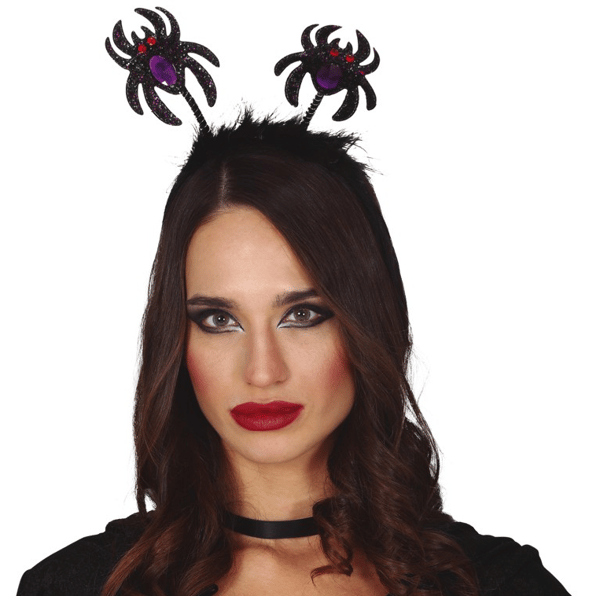 Spindelhårband Spindel Halloweenfest Maskeradboll