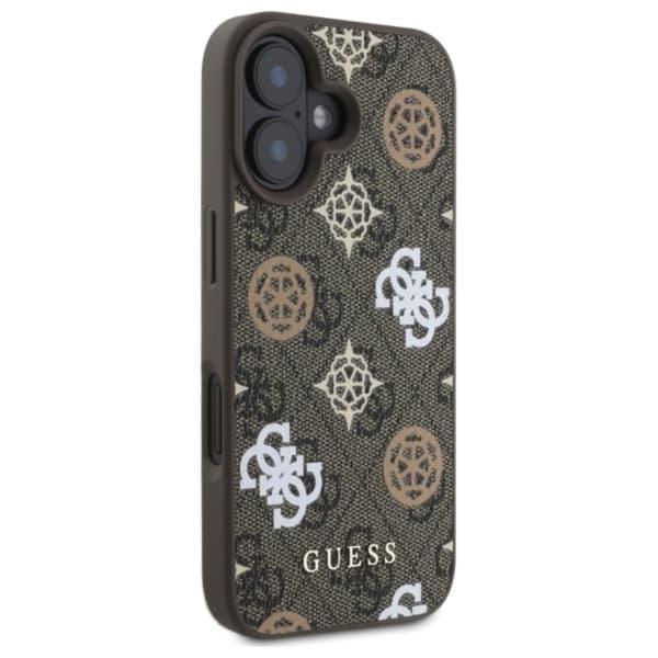 Guess Peony On 4G Background MagSafe - iPhone 16 cover (brun)