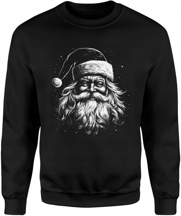 HERRE JULESWEATSHIRT MED JULEMANDENS HÆTTE