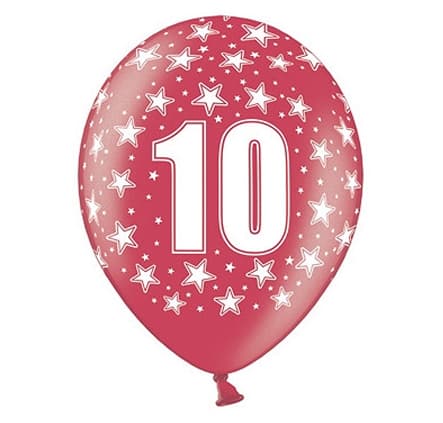Ballonger med 10-årstryck, 1 st.