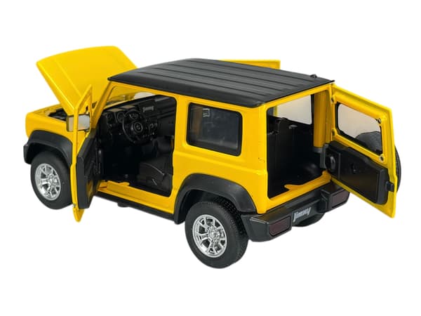 Legeringsbil Suzuki Jimny gul 1:24 Q3008A