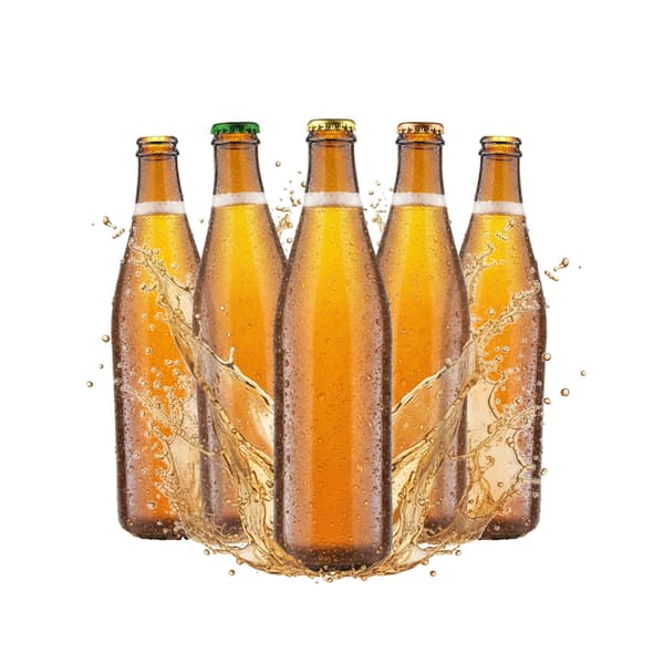 5X OLUTPULLOT SIIDERI VICHY KEVYT 500ML RADLER OLUTPULLOT 5 KPL.