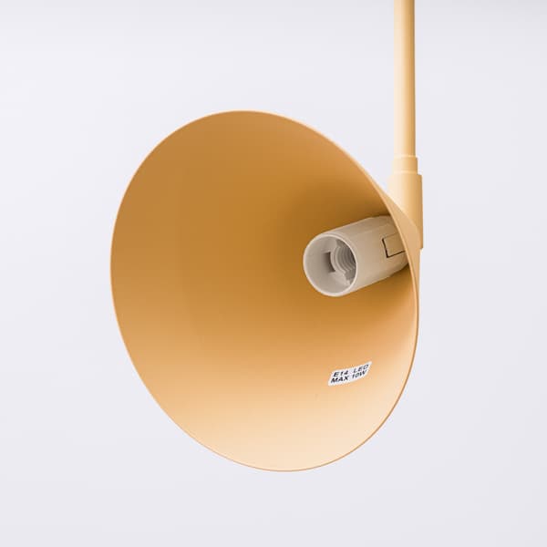 Vägglampa NOX 1 E14 Guld Sollux SL.1698