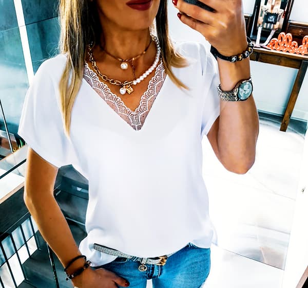 BLUSE OVERSIZED FLAGERMUS UNDER JAKKE TOP 3XL