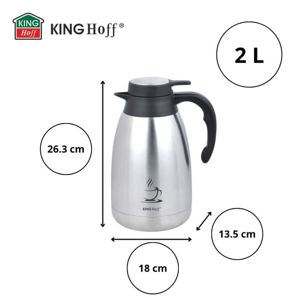 Termos konferenskanna för kaffe och te 2L Kinghoff KH-1994