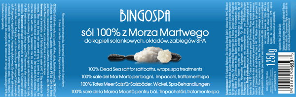 100 % Dödahavssalt 1250 g BINGOSPA