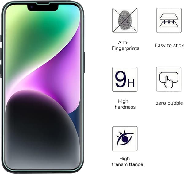 2X HÄRDAT GLAS FÖR APPLE IPHONE 14 PRO 6.1" 9H REPTSÄKER