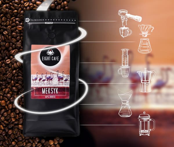Friskristede Arabica kaffebønner Mexico 1 kg