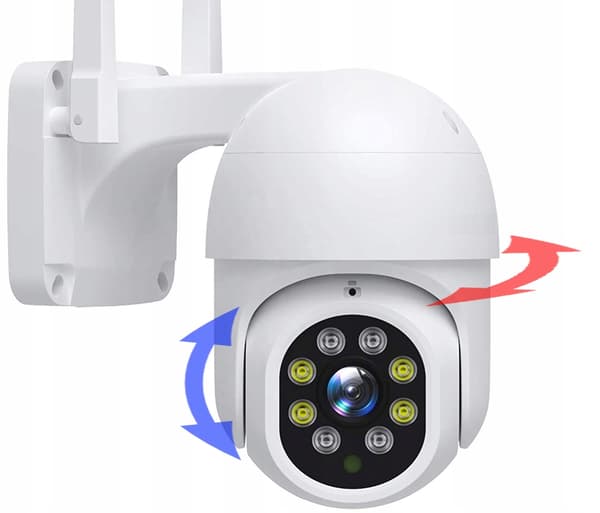 Tuya Google roterande smartkamera för utomhusbruk