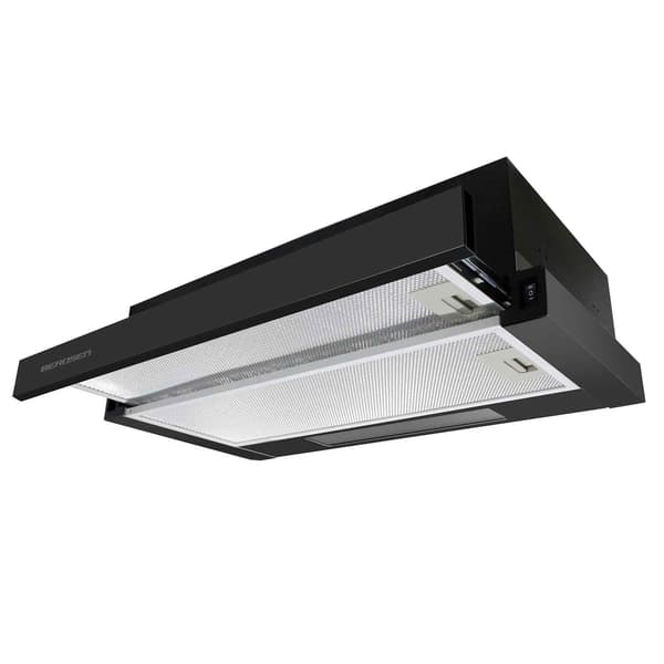 Teleskooppiliesituuletin 60cm musta BERDSEN 230
