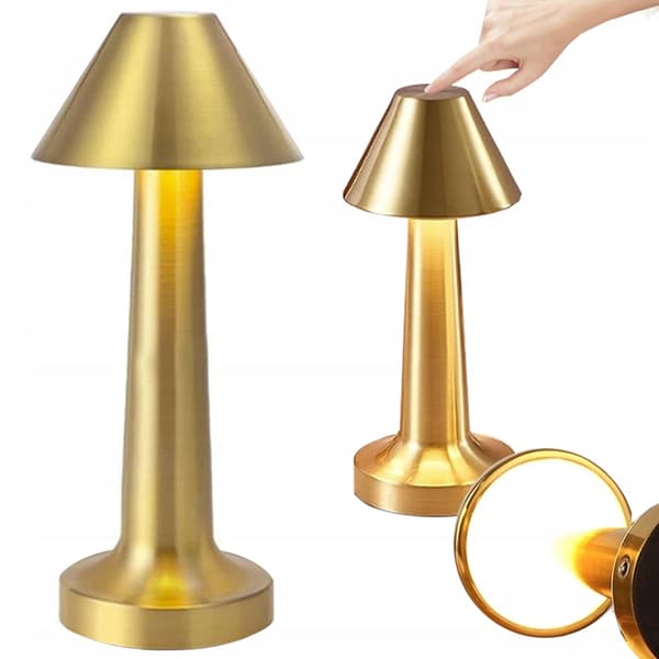 Metallampe A12 guld (20) / 30 GAB_B