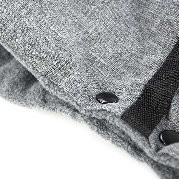Tjock, varm fleece-muffhandske för pulkavagn, vinter, universal