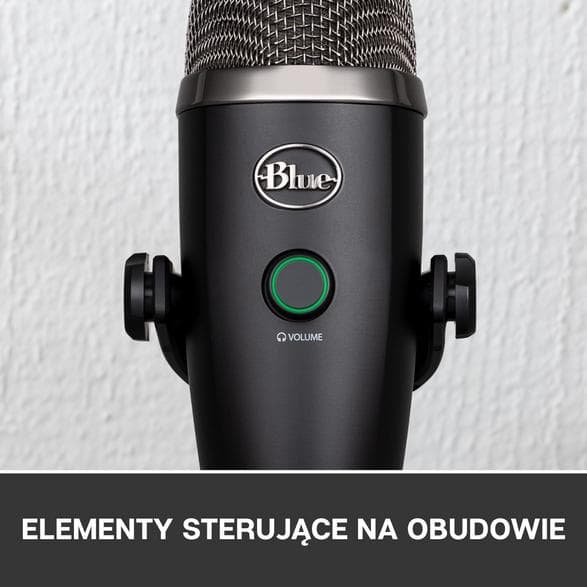 BLUE Yeti Nano -mikrofoni musta (musta)