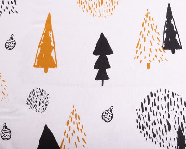 Julflanellsängkläder 220x200 F87 Julgranar