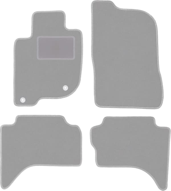 Grå bilmattor för: Fiat Fullback terräng (2015-)