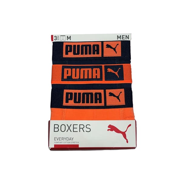 Puma BASIC PLACED LOGO 3-PAK boxershorts til mænd 93554810 r M
